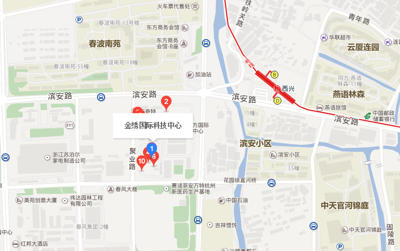 杭州企加科技有限公司-地图位置