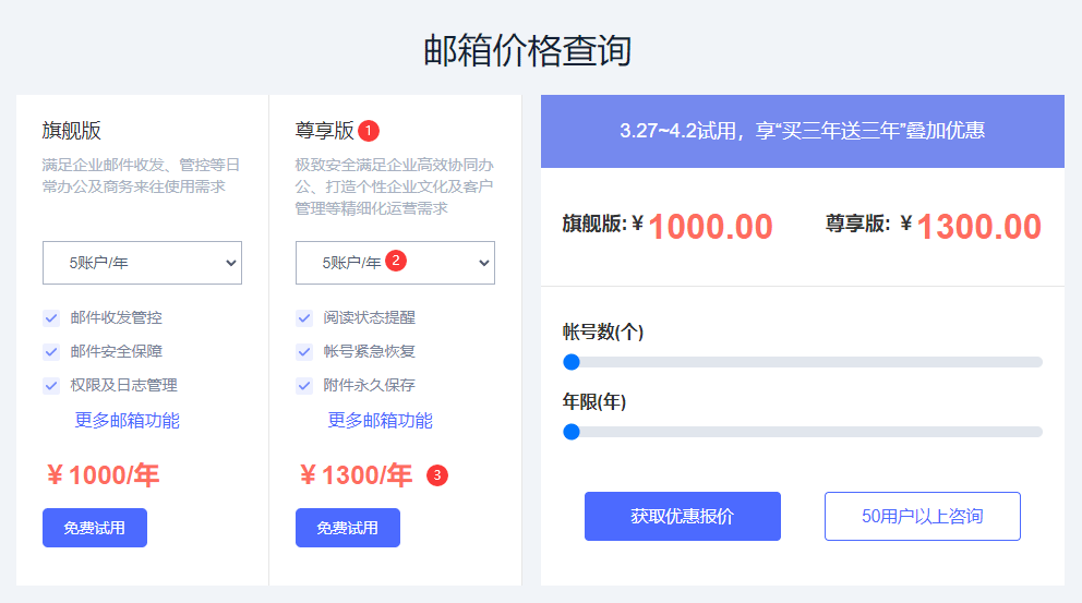 网易企业邮箱收费标准.png